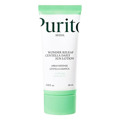 Protector solar Wonder Releaf Centella Daily Sun Lotion SPF50+ PA++++ Purito Seoul 60 ml