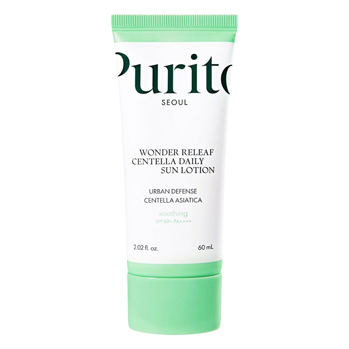 Protector solar Wonder Releaf Centella Daily Sun Lotion SPF50+ PA++++ Purito Seoul 60 ml