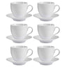 Set 6 Tazas Y Soporte 420ml Blanco Colección Vessia