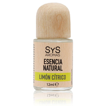 Esencia Natural Limón Cítrico SYS Aromas 12 ml | Aroma Cítrico y Fresco | Para Quemadores y Humidificadores_0
