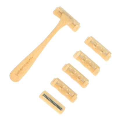 Maquinilla de afeitar EcoEdge de bambú recargable Bamboovement 6 cabezales