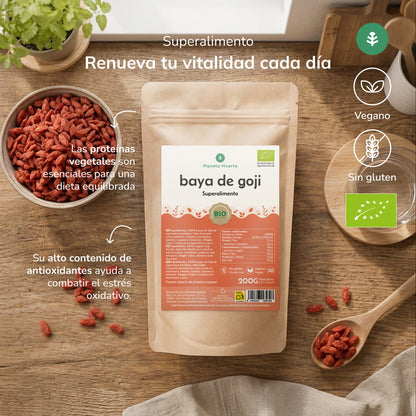 Baya de Goji Salvaje Eco Planeta Huerto 200 g