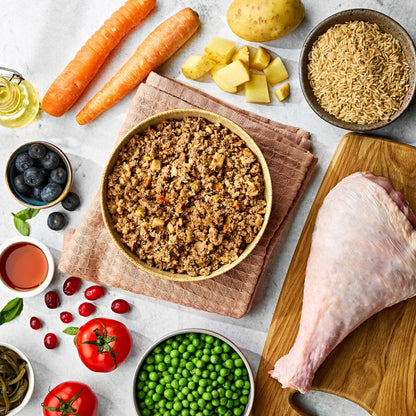 Naturo Comida Humeda Perro Senior En Lata De Pavo Y Arroz 400g X 7 Latas_1