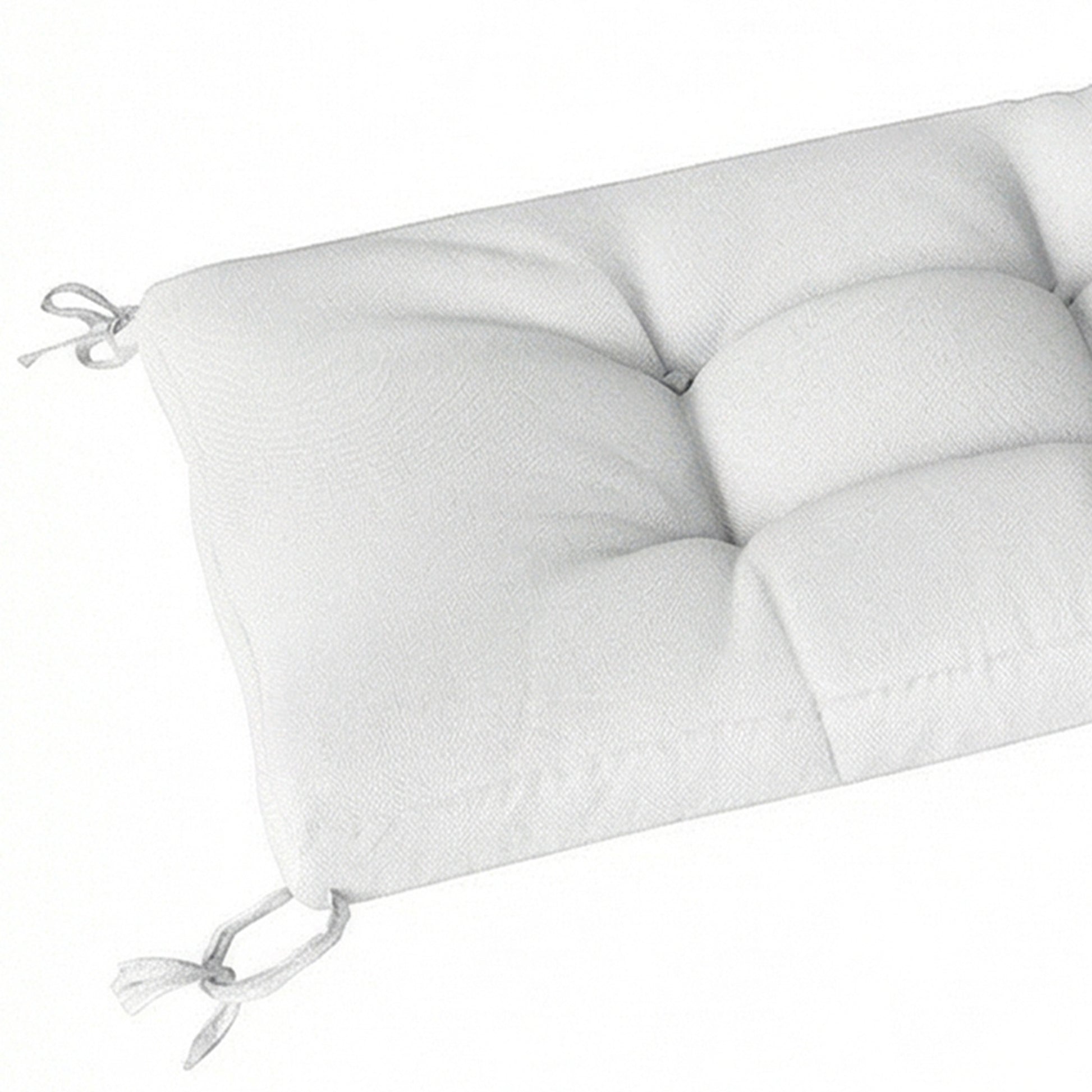 Outsunny Cojín Para Banco Y Tumbona Protección Uv50+ 198x65x13 Cm Crema_4