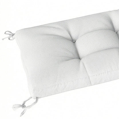 Outsunny Cojín Para Banco Y Tumbona Protección Uv50+ 198x65x13 Cm Crema_4