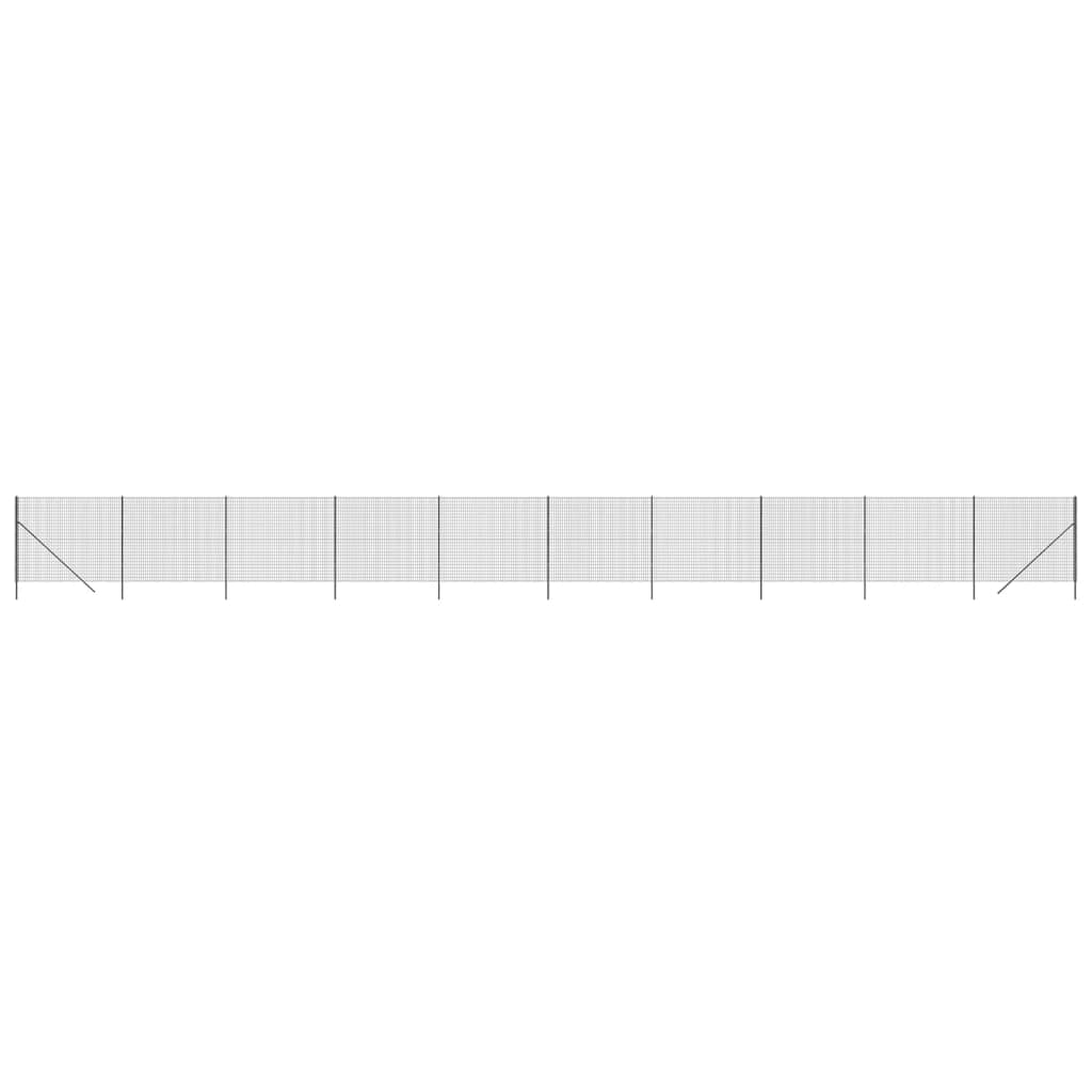 Cerca De Alambre De Acero Galvanizado Gris Antracita 2x25 M / Vetonek_1
