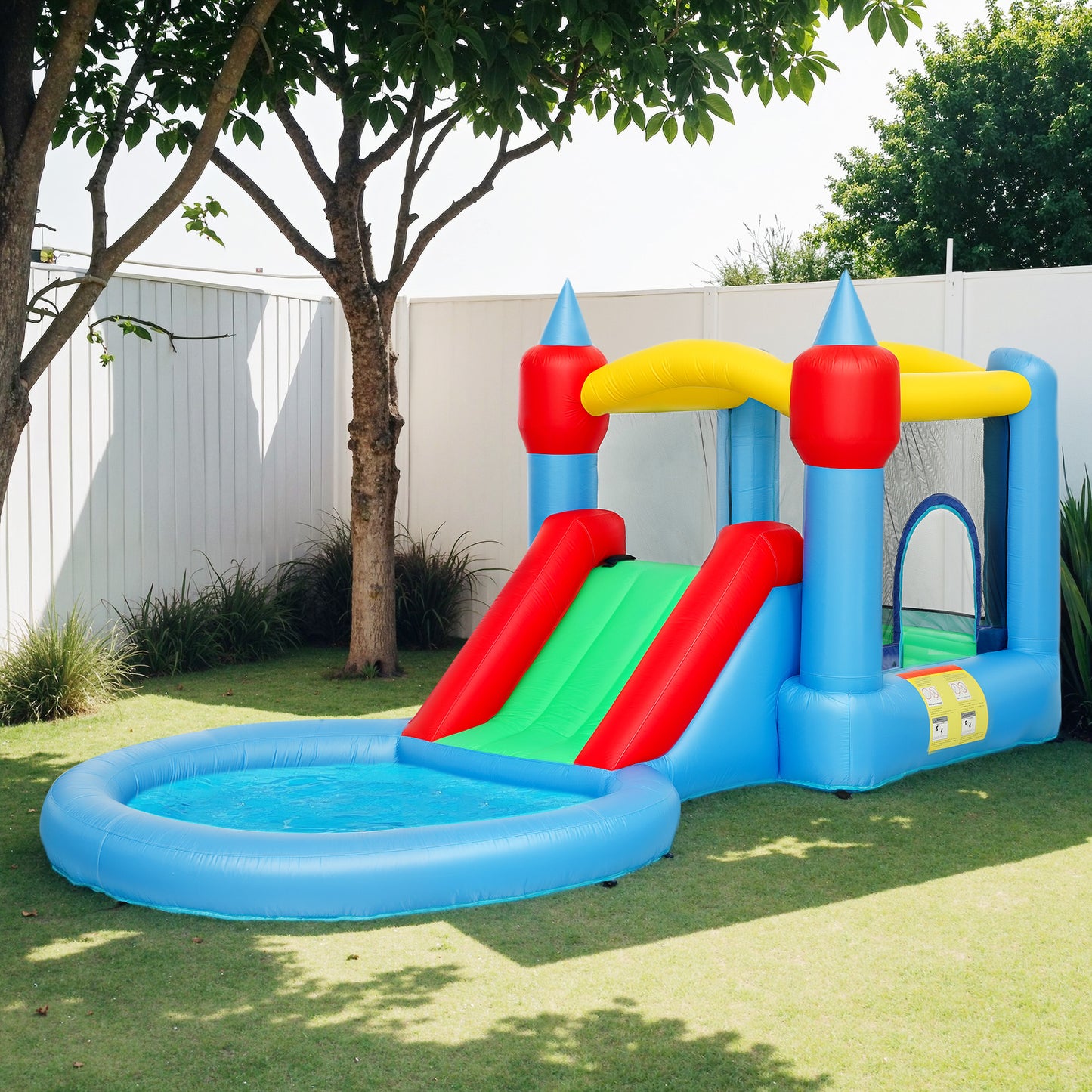 Aiyaplay Castillo Hinchable Con Soplador 4 En 1 415x205x190 Cm_1