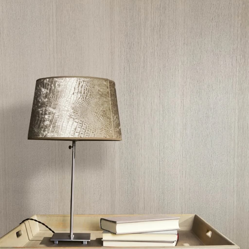 Noordwand Papel De Pared Vintage Deluxe Walpaper Stripes Gris Y Blanco_1