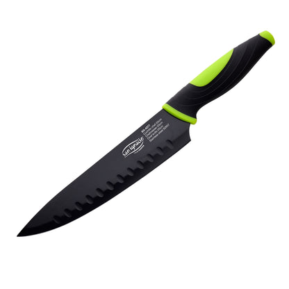 Set 5 Cuchillos San Ignacio Vitoria De Acero Inoxidable En Color Negro_3