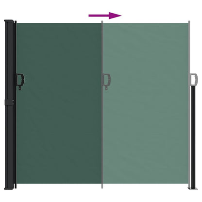 Vidaxl Toldo Lateral Retráctil Verde Oscuro 180x600 Cm_4