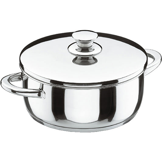 Cacerola Vitrocor De Acero Inoxidable Con Tapa - 16 Cm - 1,5 L_0