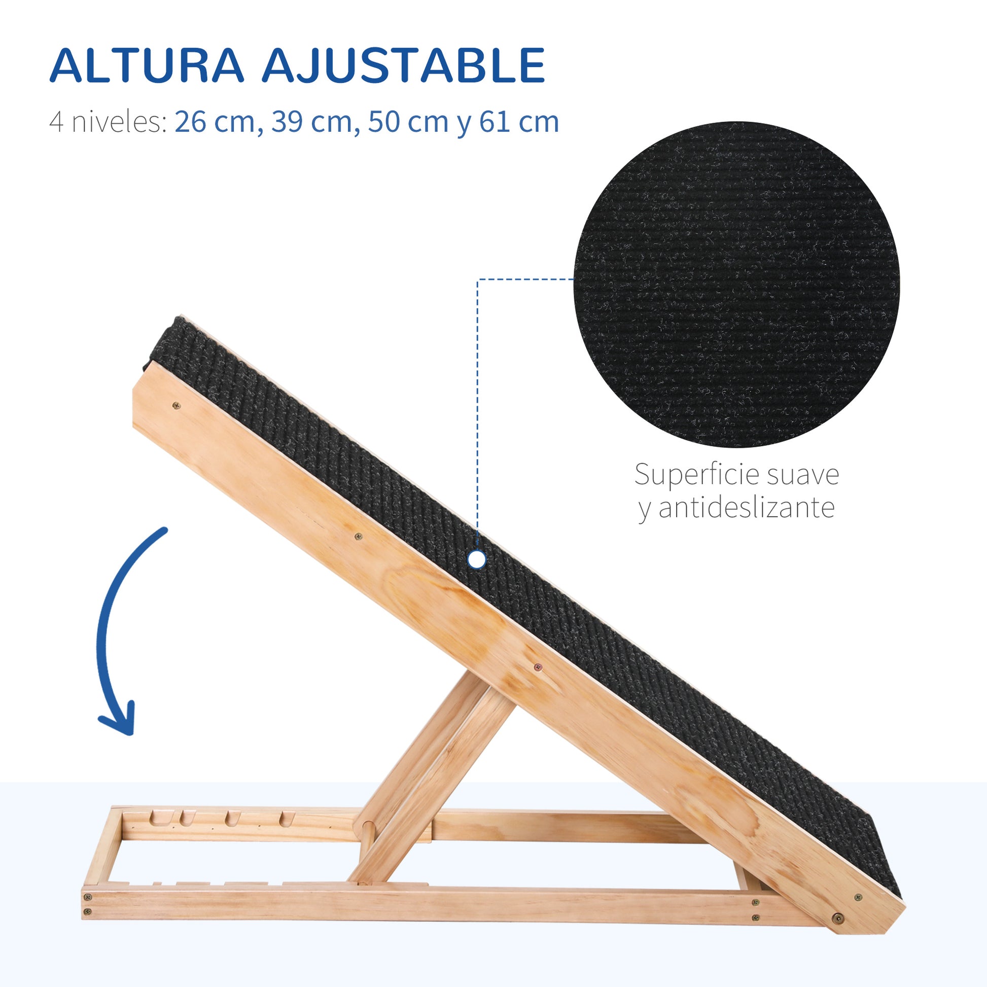 Pawhut Conjunto Para Mascotas 87-135x85-120 Cm 90x40x61 Cm Negro Y Natural_5