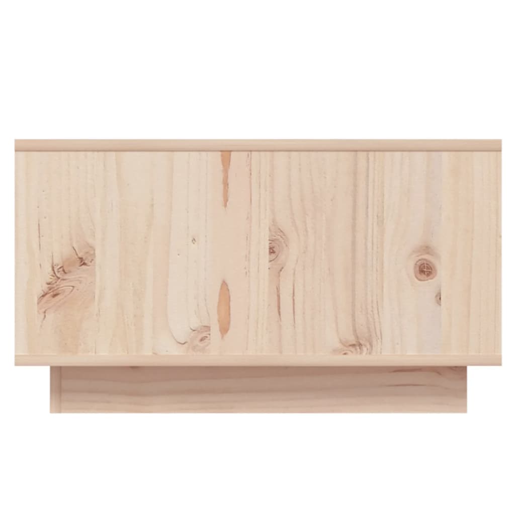 Mesa De Centro De Madera Maciza De Pino 55x56x32 Cm_3