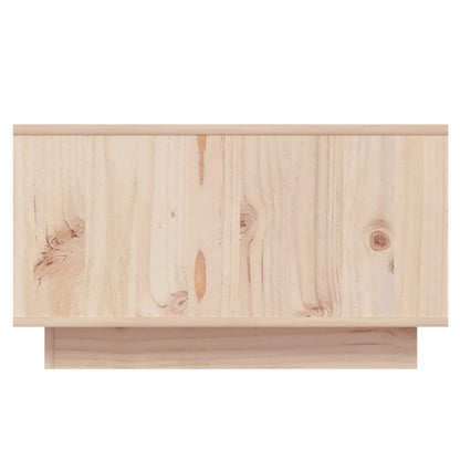 Mesa De Centro De Madera Maciza De Pino 55x56x32 Cm_3