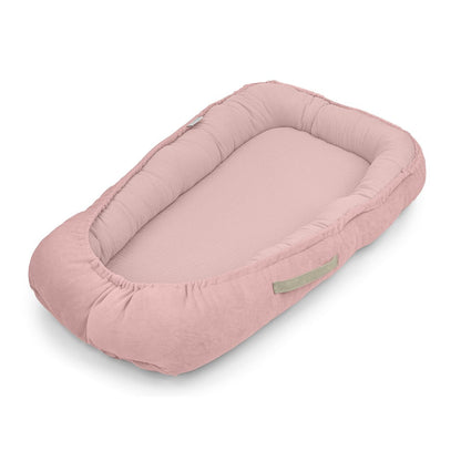 Cuna Nido Colecho Bebe Muselina Rosa Empolvado_5