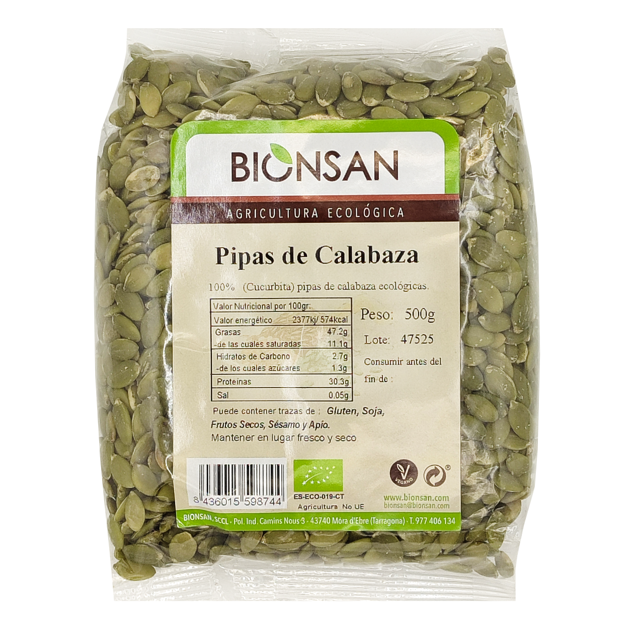 Pipas De Calabaza Cucurbita Eco Bionsan_2