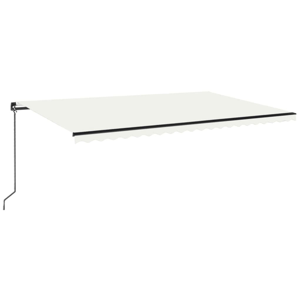Toldo Retráctil Manual Color Crema 500x350 Cm_0