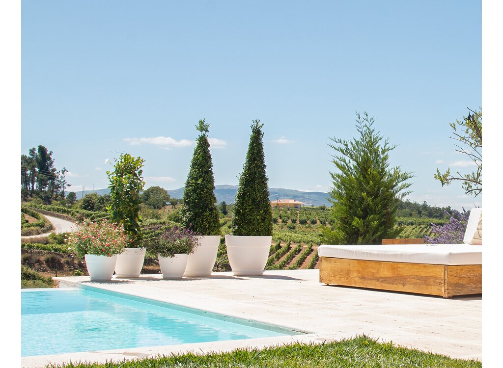 Artevasi Macetero Verde Plástico Campana Capri 20cm_1