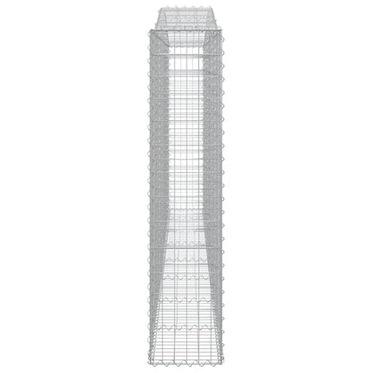 Cestas De Gaviones 10 Uds Forma De Arco Hierro 400x30x140/160cm_4