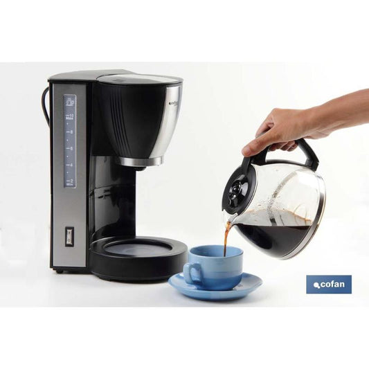 Cafetera Eléctrica De Goteo 870w 10 Tazas 1.25l_0