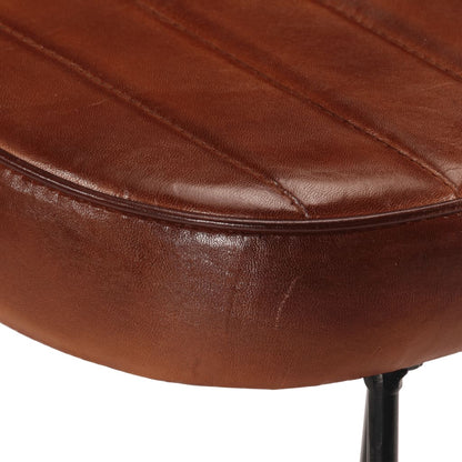 Taburetes De Bar 2 Uds Marrón Oscuro 40x29,5x53 Cm_5