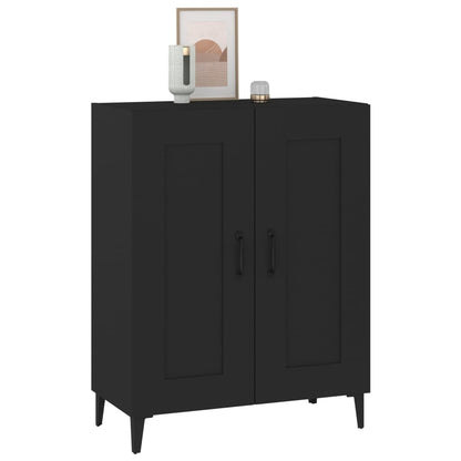 Aparador De Madera Contrachapada Negro 69,5x34x90 Cm / Vetonek_1