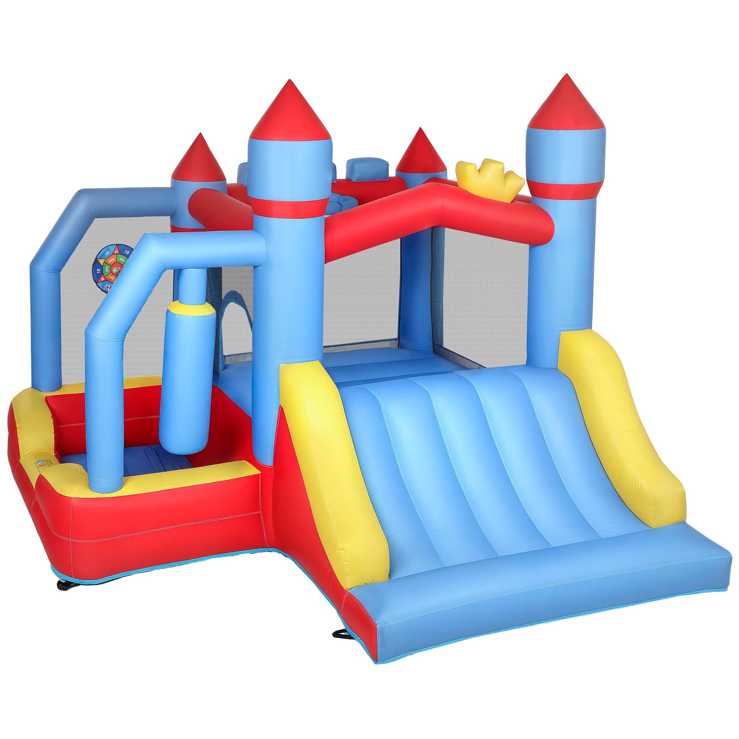 Aiyaplay Castillo Hinchable Para Niños Con Soplador Tobogán Trampolín Pilar_0