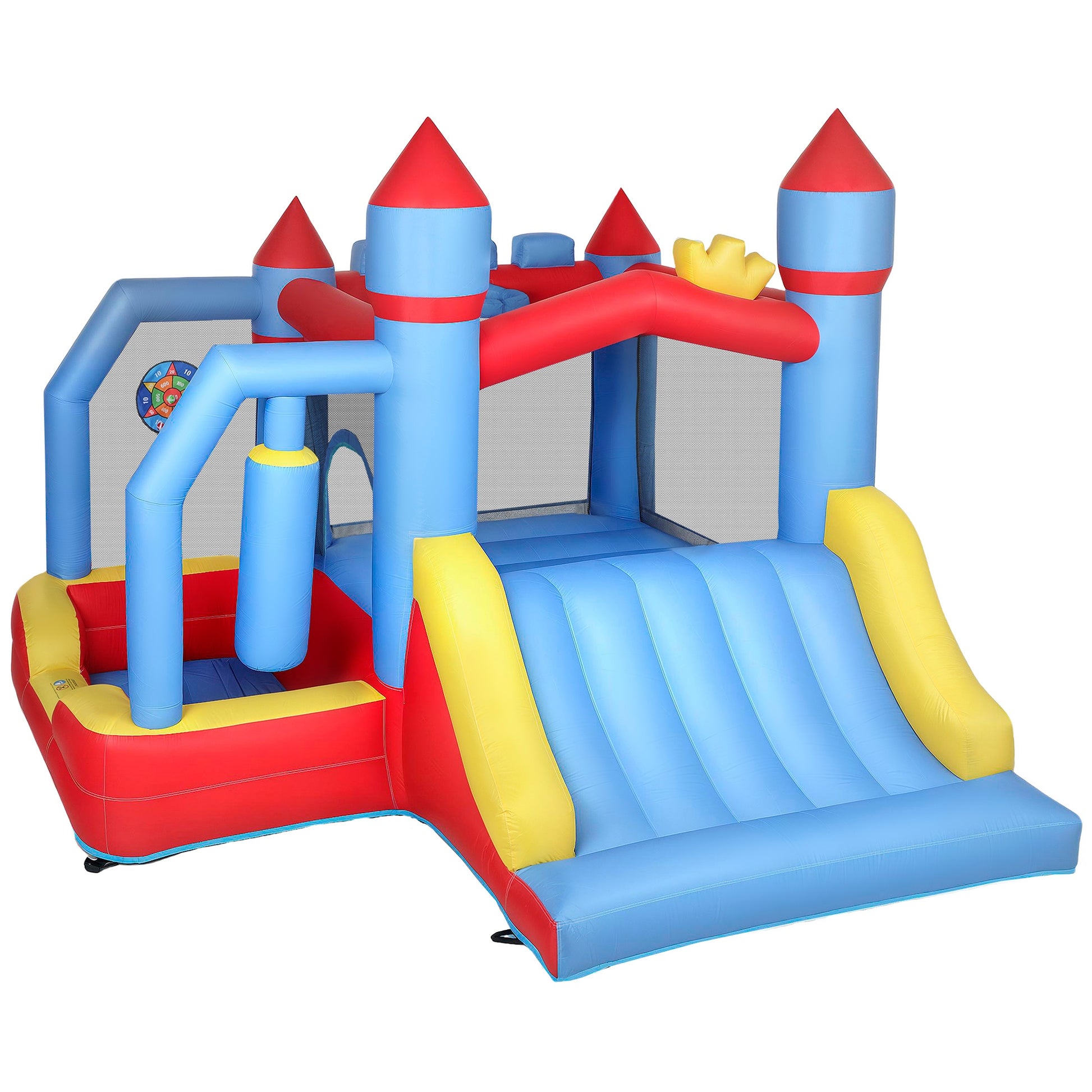 Aiyaplay Castillo Hinchable Para Niños Con Soplador Tobogán Trampolín Pilar_0