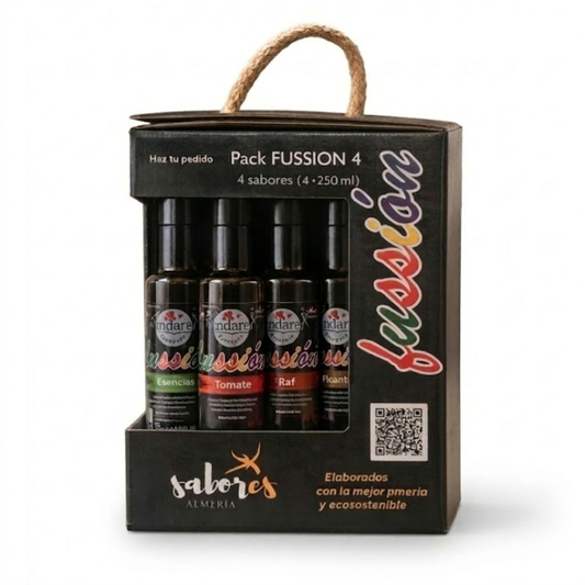 Pack de Aceites Fussion de 4 sabores 4 x 250ml | Elige Tu Emoción_0