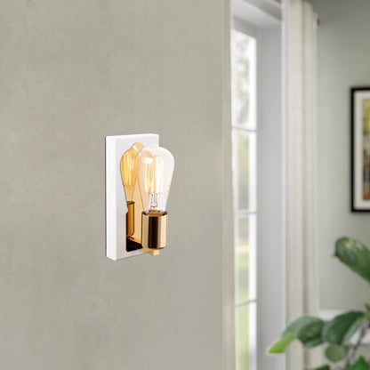 Aplique De Pared, Hierro , Blanco, 9x10x21, Casquillo 3 X E 27 Max 40 W_5