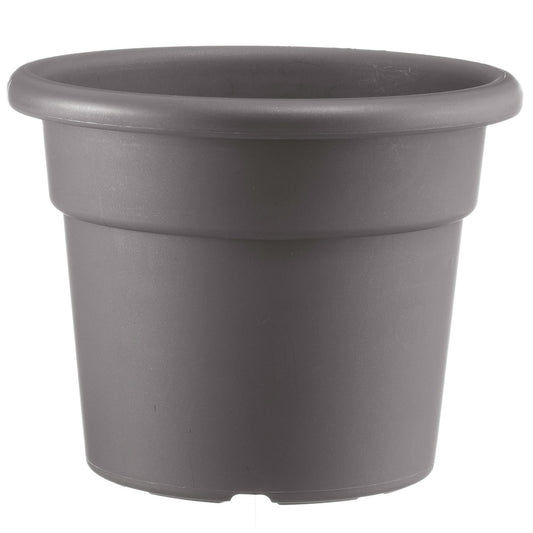 Maceta Cilíndrica Ø 22 Cm Gris_0