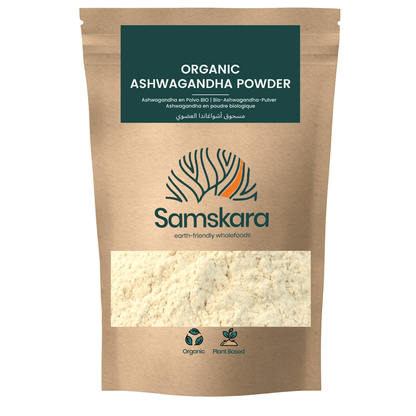 Ashwagandha En Polvo Bio - 250g | Superalimento Ecológico Vegano Para Batidos, Smoothies Y Zumos, Sin Azúcares Añadidos_0