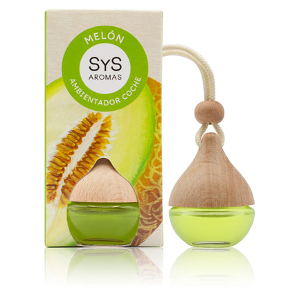 Ambientador Coche Melón 6 ml SYS Aromas | Aroma Frutal Fresco | Fragancia Duradera para Vehículo_0