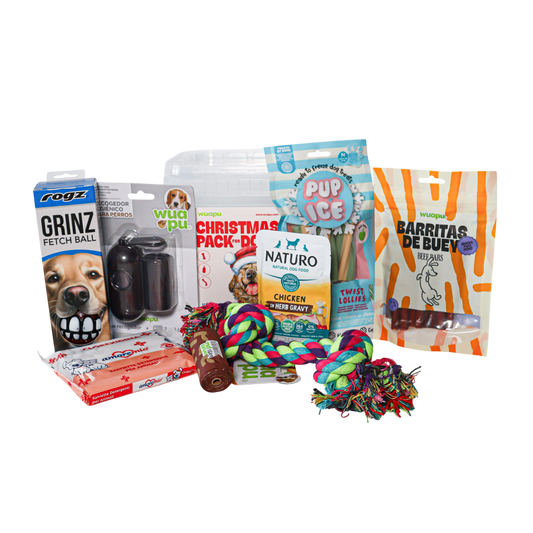 Christmas Pack Para Perro De Wuapu Con Snacks, Juguetes Y Alimento Húmedo_0