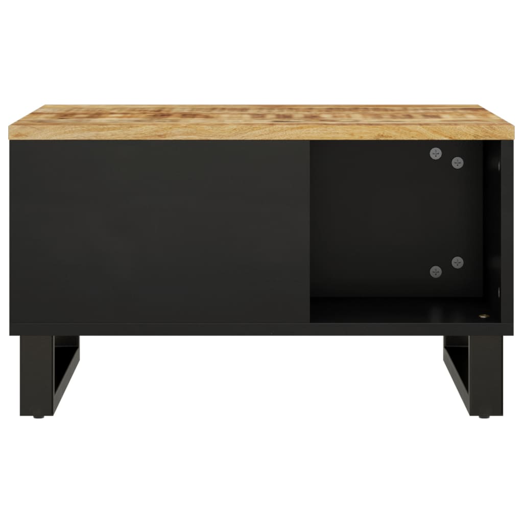 Mesa De Centro De Madera Maciza Mango 60x50x35 Cm_1