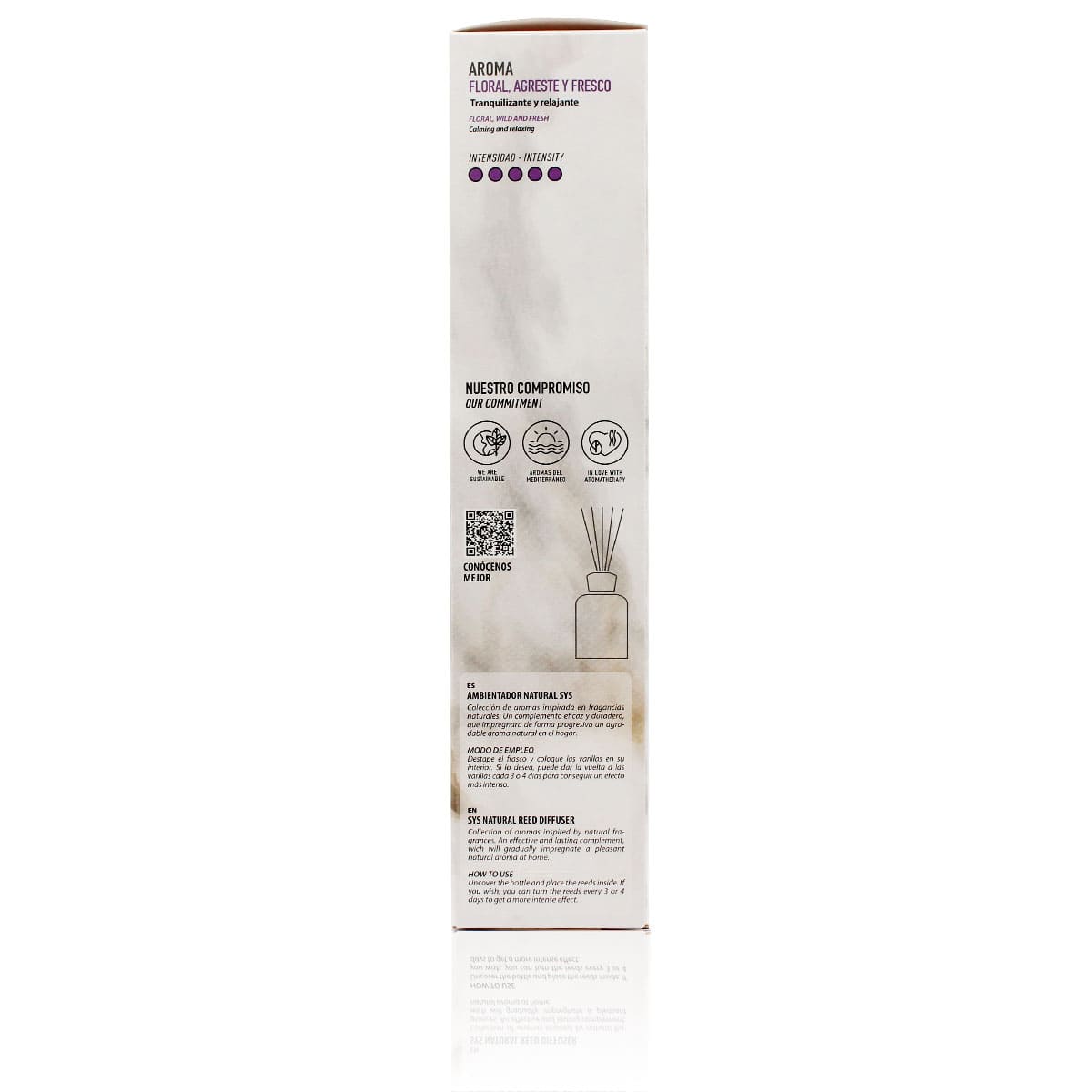 Ambientador Mikado Lavanda Mármol SYS Aromas 100 ml | Floral y Agreste | Relajante_1