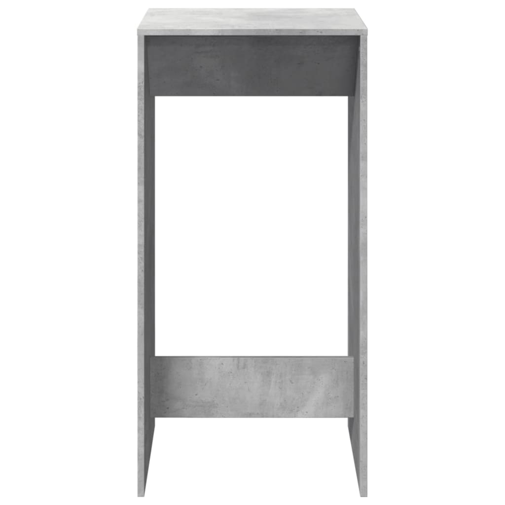 Mesa Alta De Bar Madera Ingeniería Gris Hormigón 51x50x103,5 Cm_2