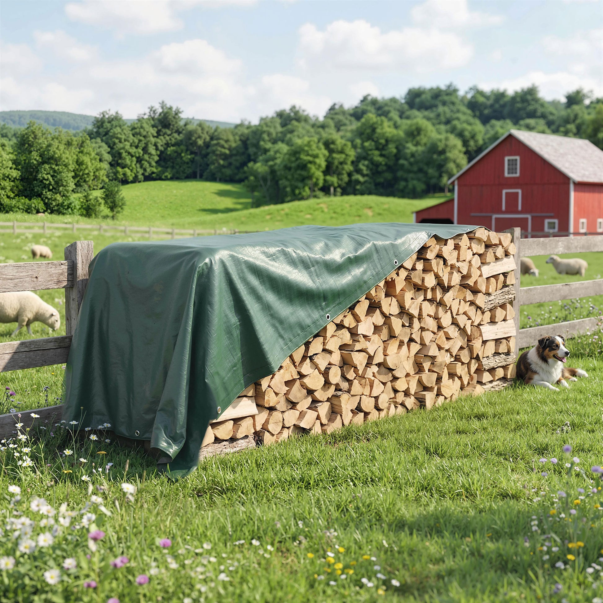 Outsunny Lona Impermeable Exterior 6x8 M_3