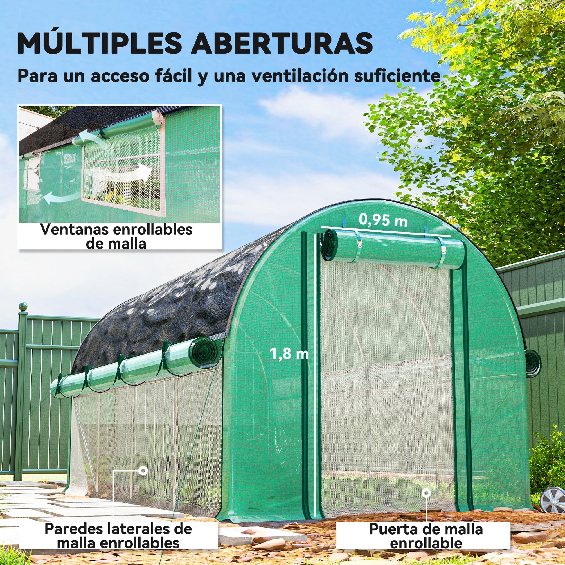Outsunny Invernadero De Exterior 4_4