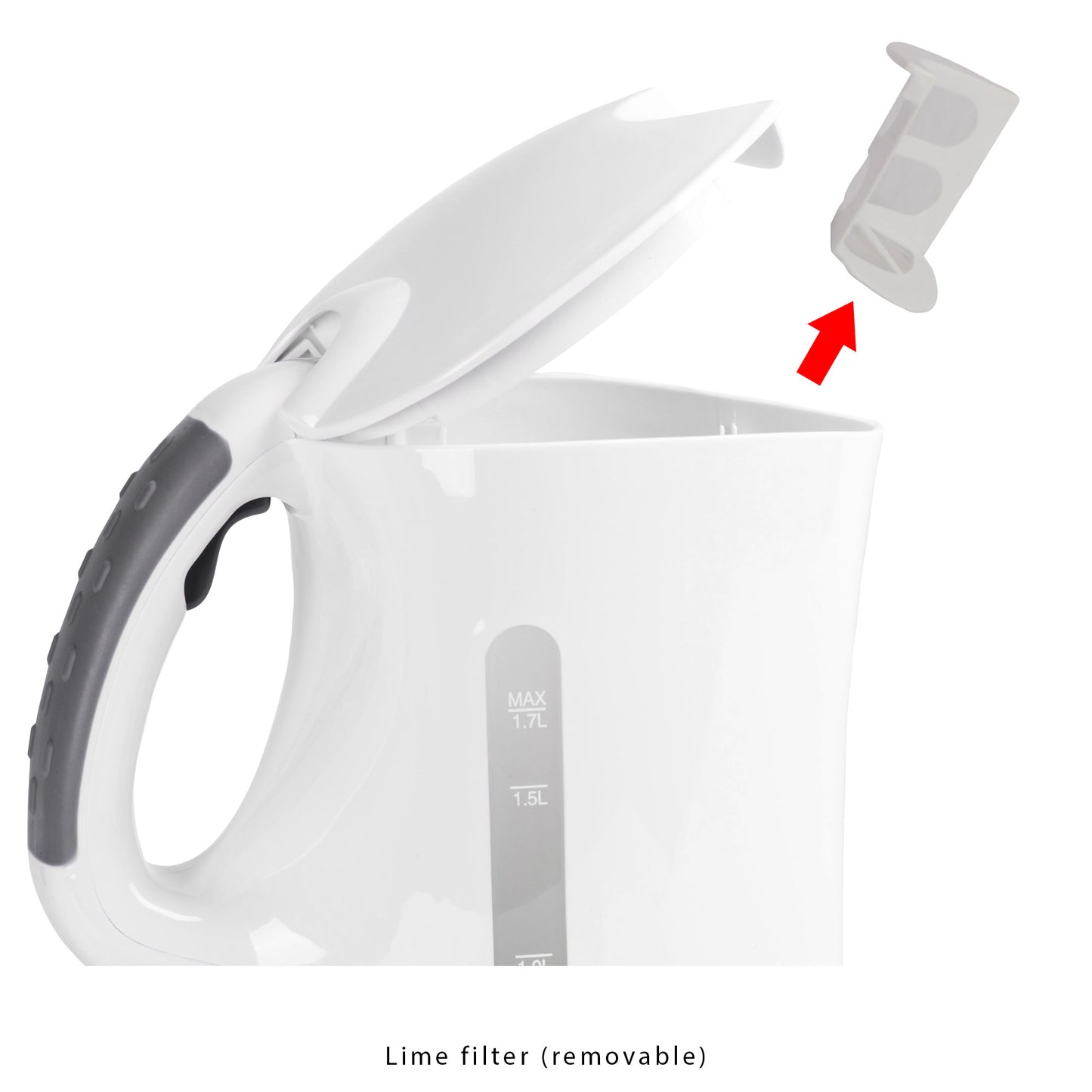 Hervidor Agua Eléctrico, 1,7 L, Resistencia Acero Inox., Inalámbrico, Apagado Automático Bomann Wk 5011 Cb, 2200w