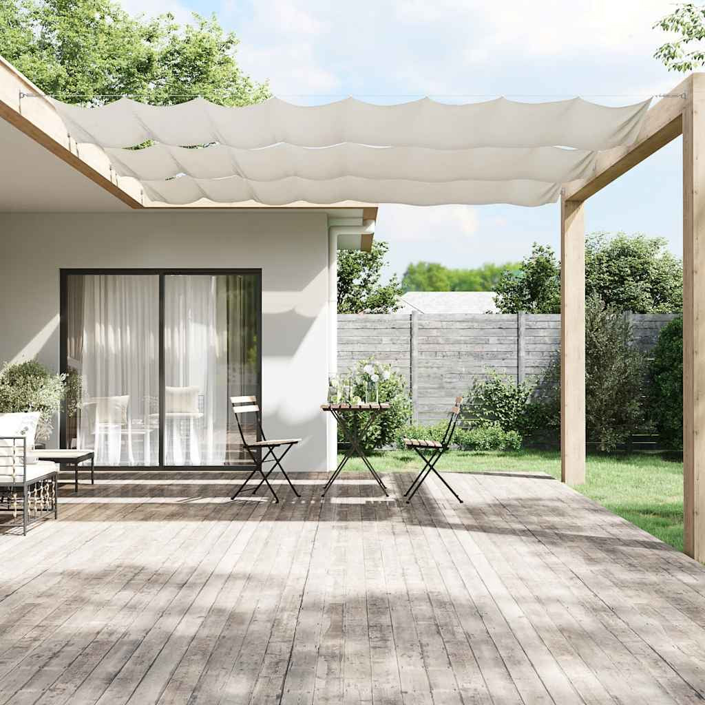 Vidaxl Toldo Vertical Blanco 100x800 Cm Tela Oxford_1