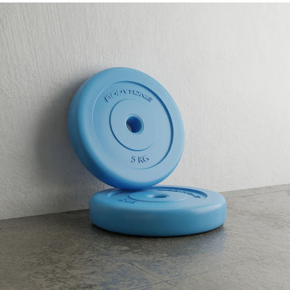 Discos de pesas 5 kg ø28mm Bodytone 2 uds