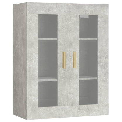 Armario Colgante De Pared Gris Hormigón 69,5x34x90 Cm / Vetonek_0