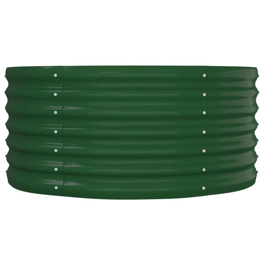 Jardinera Arriate Acero Galvanizado Verde 152x80x36 Cm_3