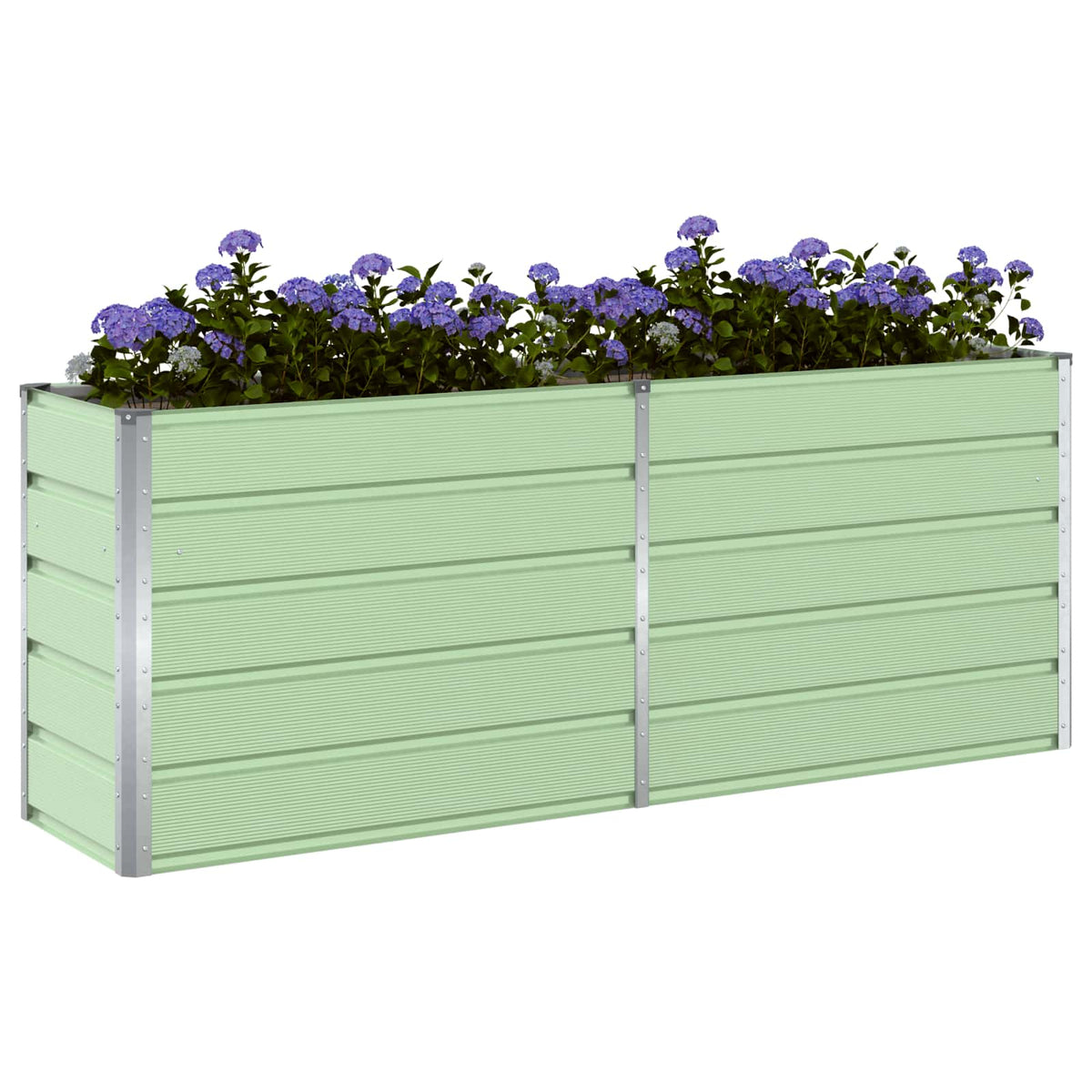 Jardinera Verde Pastel 195 X 50 X 77 Cm Acero Galvanizado_2