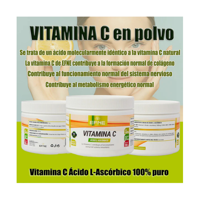 Vitamina C Ácido L-ascórbico Efne 300 Gr_3