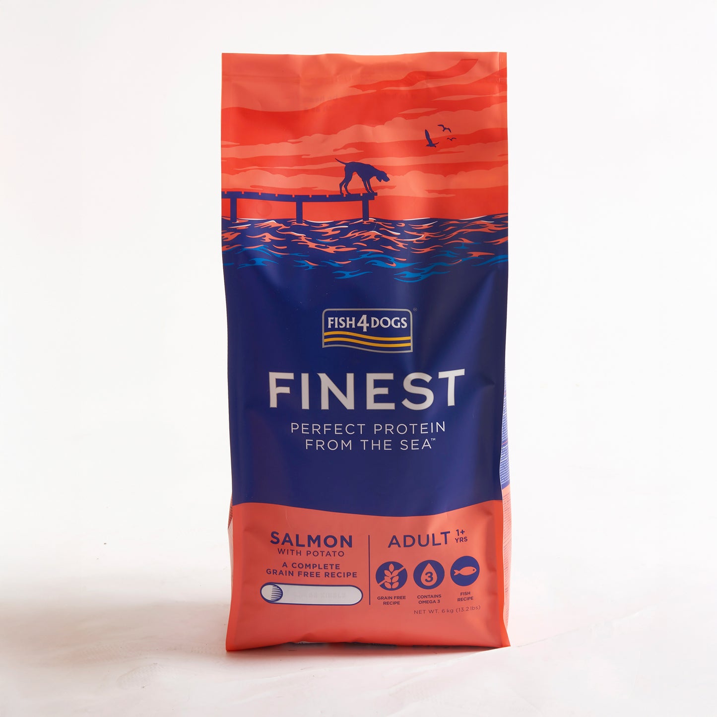 Fish4dogs Pienso Para Perro Adulto Sin Cereales – Salmón Y Patata 6 Kg_1