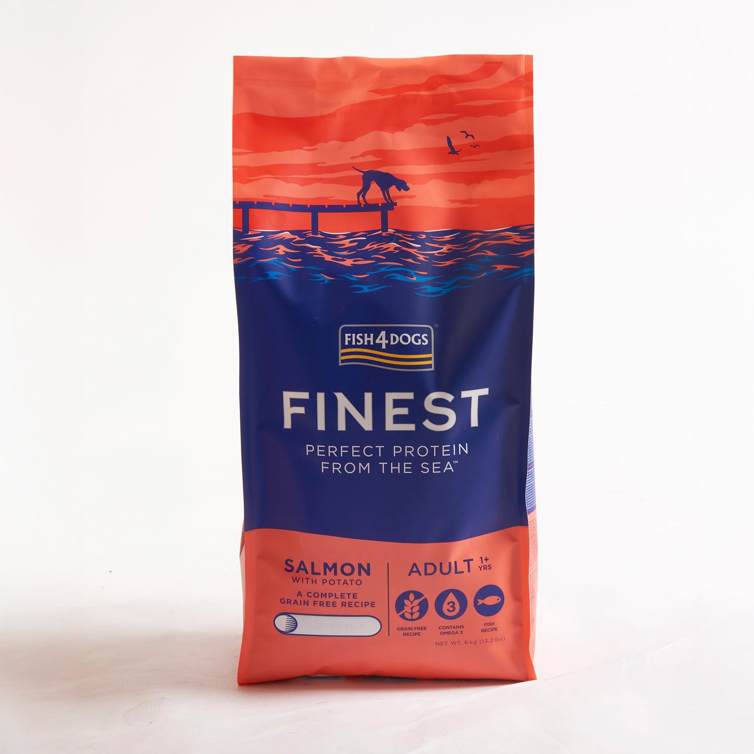 Fish4dogs Pienso Para Perro Adulto Sin Cereales – Salmón Y Patata 6 Kg_1