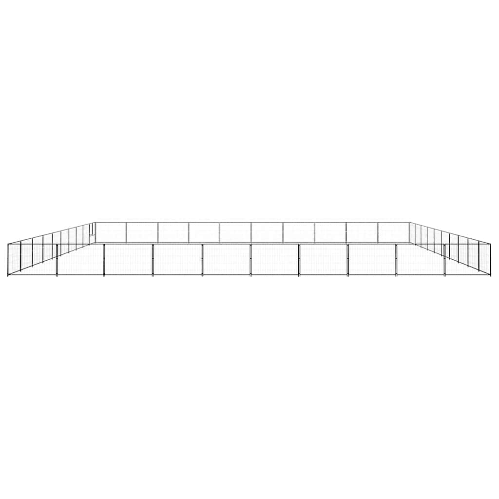Perrera Acero 100 M² Negra_3