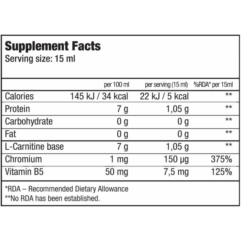 L-carnitina + Cromo 500 Ml_1